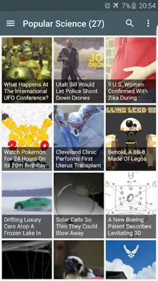 Science news android App screenshot 6